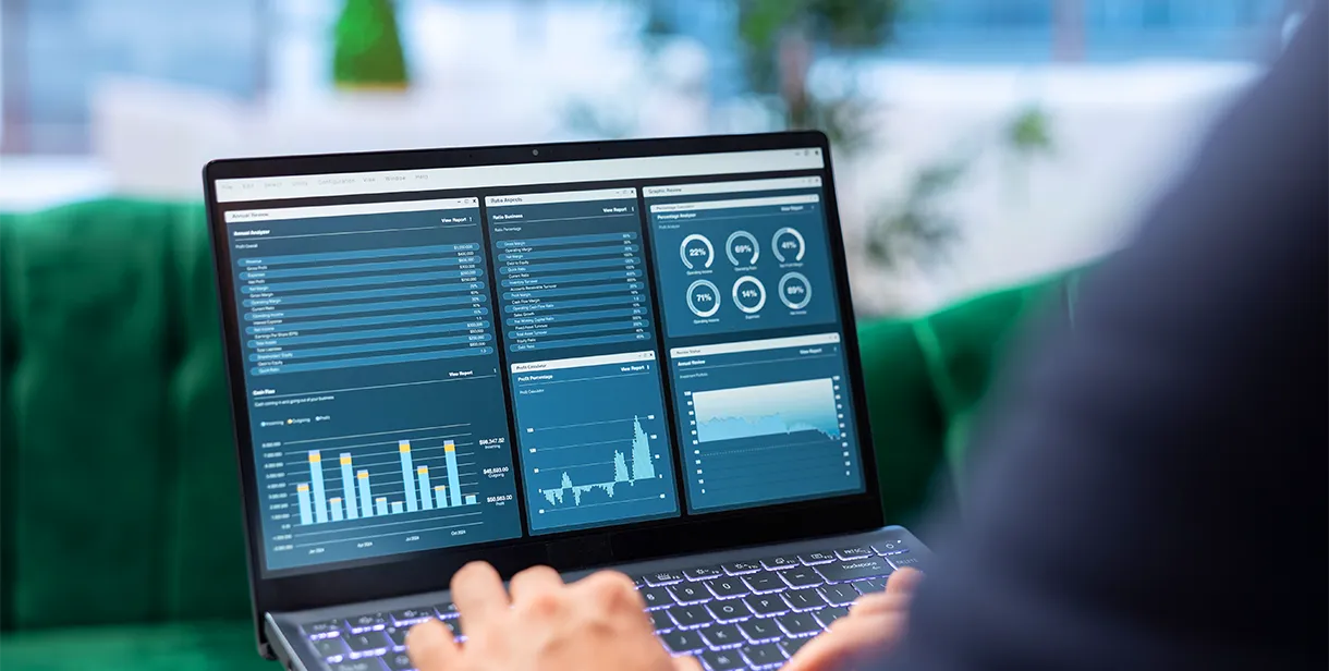 Enterprise dashboard tracking agentic AI deployment across departments