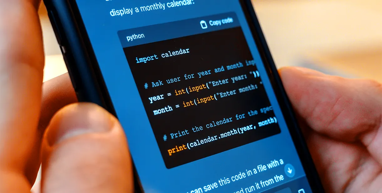 Developer reviewing AI-generated code suggestions in an editor